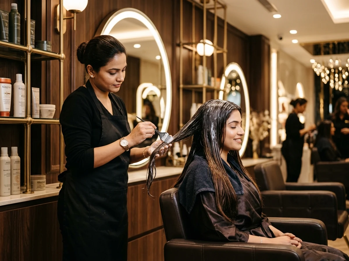 Women’s hair spa and restorative treatment by female stylist